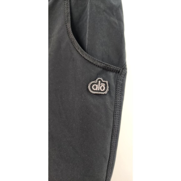 Alo‎ Crop Athletic Pants Comfort Lounge Athleisure Capri Black Size 8 - Picture 6 of 8